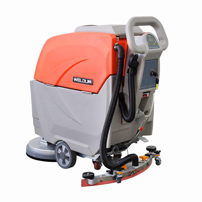 Commercial Walk-Behind Electric Battery-Operated Cleaning Washing Machine Floor Scrubber Cleaner