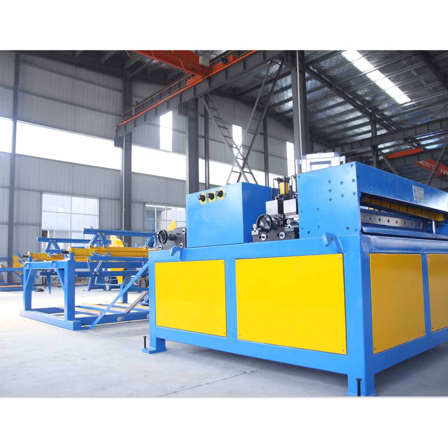 Duct Manufacture Auto Line 2, HVAC Duct Making Machine with Tdf Flange Machine, Super Auto Duct Line