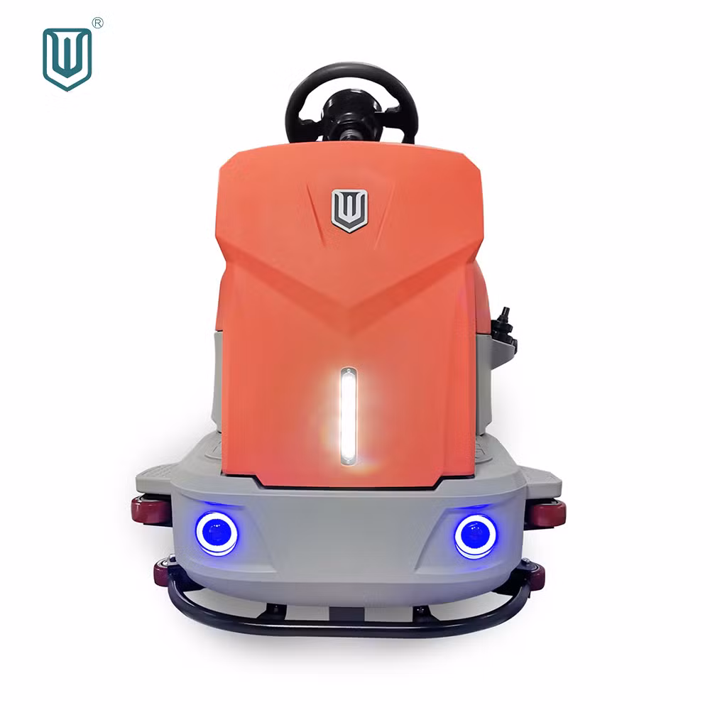 CE RoHS Industrial Battery Powered Electric Ride on Washing Cleaning Machine Floor Scrubber