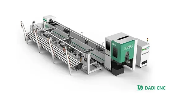 CNC Metal Tube Fiber Laser Cutter 3000W 6000W with Pipe Cutter Fiber Laser Cutting Machine Automatic